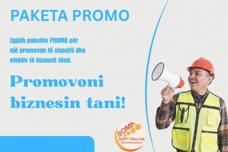 Paketa PROMO me 8 reklama dhe Profil biznesi në platformën Panairi Online, Website me seo, optimizimi i website ne Google me SEO, Dyqan per shitje online, trendet e marketingu dixhital, platformat e marketingut në Shqipëri